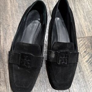 Tory Burch Black Suede Flats